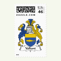 Valliant Family Crest Stamps