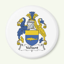 Valliant Family Crest Magnet