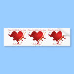 Valuegem An Artist Heart Bumper Sticker bumper stickers