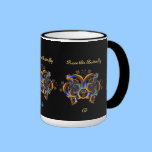 Valuegem Butterfly Mug mugs