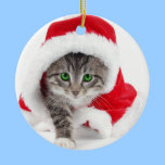 Valuegem Santas Christmas Kitten Ornament ornaments