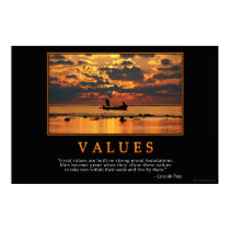 Values Poster posters