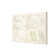 Valverde, Shiloh, Ft Craig, Roanoke Island Stretched Canvas Prints