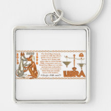 ValxArt 1970 Chinese zodiac Metal Dog born Libra Key Chains