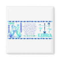 ValxArt 1982 2042 zodiac water dog born in Libra Fridge Magnets