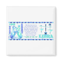 ValxArt 1982 2042 zodiac water dog born in Libra Magnet