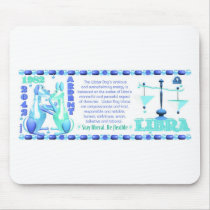 ValxArt 1982 2042 zodiac water dog born in Libra Mouse Pads
