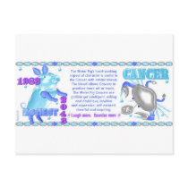 ValxArt 1983 2043 Zodiac water pig born in Cancer Post Card