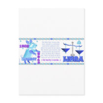 ValxArt 1983 2043 zodiac water pig born Libra Post Card