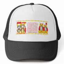 ValxArt 1996 1936 Zodiac fire rat born Gemini Trucker Hats