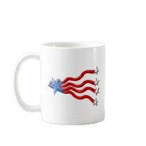 ValxArt  abstract  red. white and blue Mugs