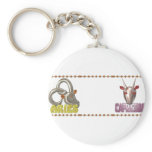 Valxart Aries Capricorn zodiac friendship Keychain