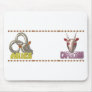 Valxart Aries Capricorn zodiac friendship Mousepad