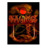 Valxart creepy zodiac born in Taurus Postcards