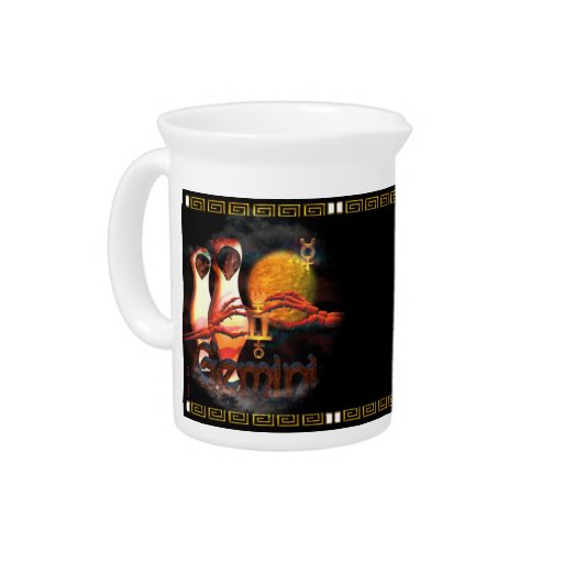 Valxart Gemincer is Gemini Cancer zodiac Cusp Drink Pitchers