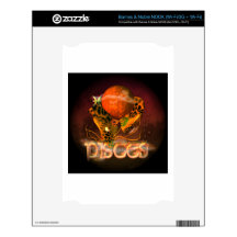 Valxart Pisces creepy zodiac astrology horoscope Decal For The NOOK
