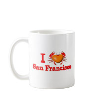 Valxart San Francisco events  crab designs Coffee Mug