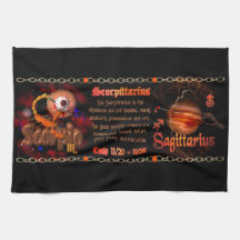 Valxart Scorpio Sagittarius zodiac Cusp Hand Towels