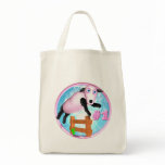 ValxArt sleep sheep jumps fence Tote Bags