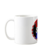 Valxart USA BARBER POLE FLAG W.STARS Coffee Mug