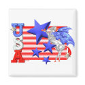 ValxArt USA FLYING HORSE magnets