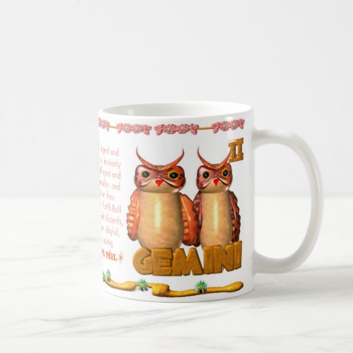 Valxart zodiac Earth Bull Gemini born 1949 2009 Coffee Mug
