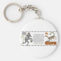 ValxArt Zodiac Scorpio Metal Monkey 1980 1920 Keychains