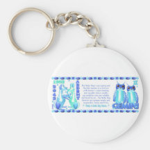 ValxArt zodiac water dog Gemini born 1982 1922 Keychains