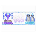 ValxArt Zodiac water snake born Gemini 1953 2013 Postcards