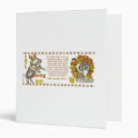 Valxart's 1971 2031 MetalPig zodiac born Virgo 3 Ring Binder