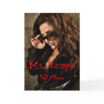 VAMP IT OUT! Greeting card