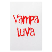 Vampa Luva stationery by Fangtastic Vampa Luva stationery