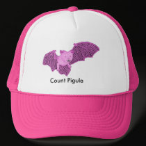 Vampimal Count Pigula Bat Form hats