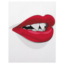 Vampira Mouth Custom Letterhead
