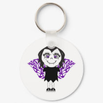 Vampire Angel Girl Tribal Wings keychains