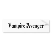 Vampire Avenger Sticker Bumper Stickers