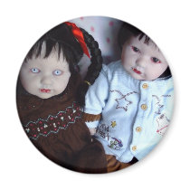 Vampire Baby Dolls Magnet by gravenbabies665 Vampire Baby Dolls Magnet