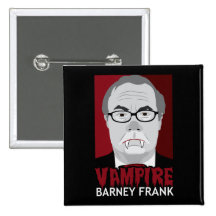 Vampire Barney Frank Pinback Button