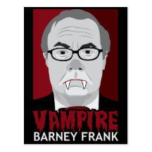Vampire Barney Frank Post Cards