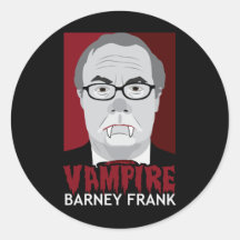 Vampire Barney Frank Sticker
