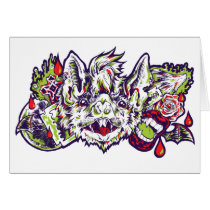 Vampire Bat Card cards