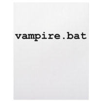 Vampire.bat letterhead by szclothingdesigns Vampire.bat letterhead