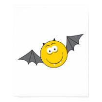 Vampire Bat Smiley Face posters by doonidesigns Vampire Bat Smiley Face posters