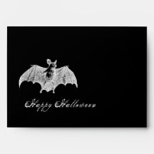 Vampire Bat Wishes Envelope