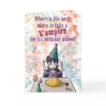 Vampire Birthday Card