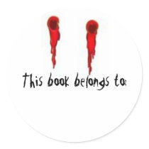 Vampire Bite book sticker