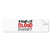 Vampire Blood Donor Bumper Stickers