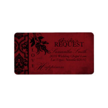 Vampire Bride Address Label C