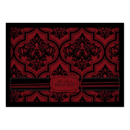 Vampire Bride Business Card (front side)