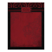 Vampire Bride Letter Head Letterhead Design